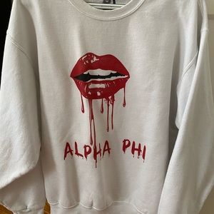 Alpha phi lip hoodie